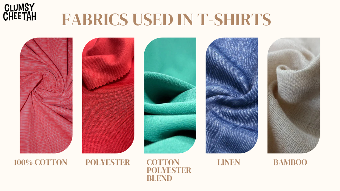 Different Fabrics Used in T-Shirts and Their Characteristics