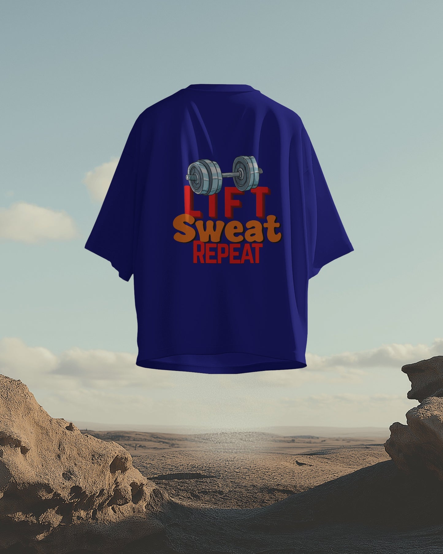 Lift. Sweat. Repeat - Over-sized Fit