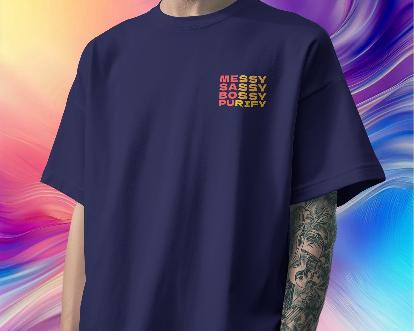 Messy-Sassy-Bossy-Pu___ - Over-sized Fit