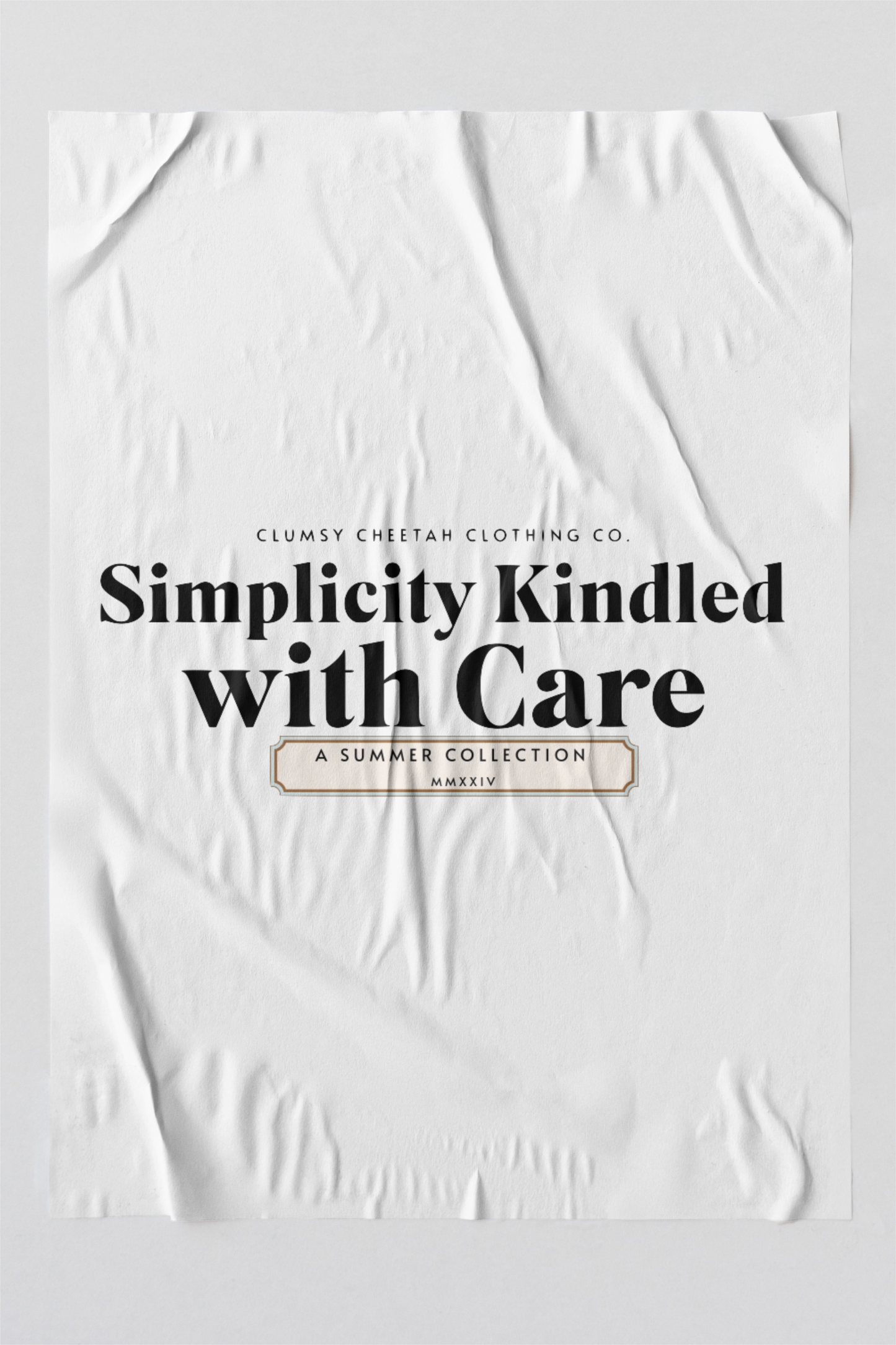Simplicity Kindled with care - Regular Fit