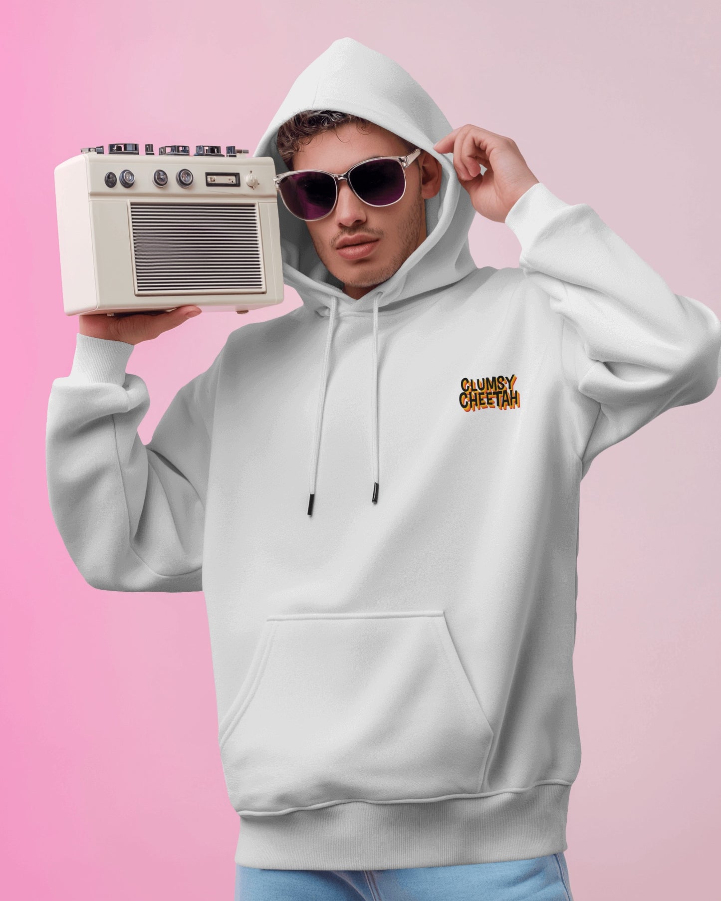 White Hood - Over-sized Hoodie